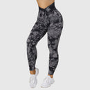 Seamless Tie Dye Yoga Leggings