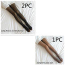 Fake Translucent Plus Size Leggings Fleece Lined Tights Fall And Winter Warm Fleece Pantyhose Women Fleece Lined Pantyhose Thermal Winter Tights