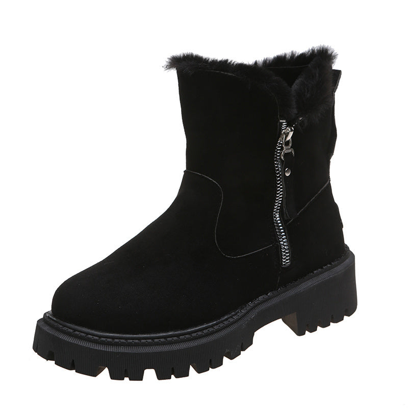 Non-Slip Women’s Thick Plush Snow Boots