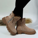 Non-Slip Women’s Thick Plush Snow Boots